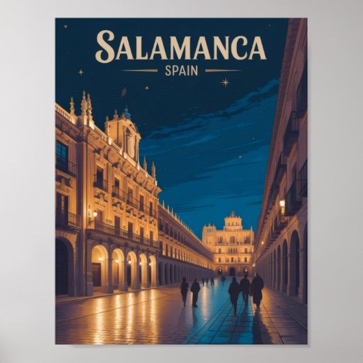Salamanca Spanien Poster (Vorne)
