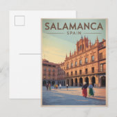 Salamanca Spanien Postkarte (Vorne/Hinten)