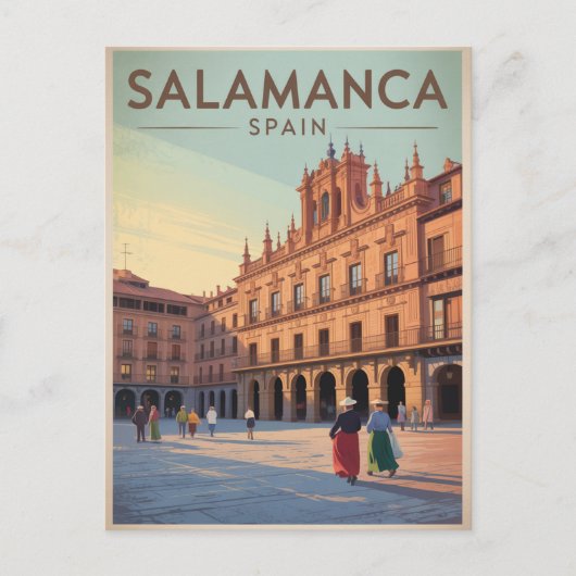 Salamanca Spanien Postkarte (Vorderseite)