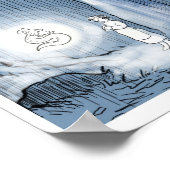 Salamandar King Print Poster (Ecke)