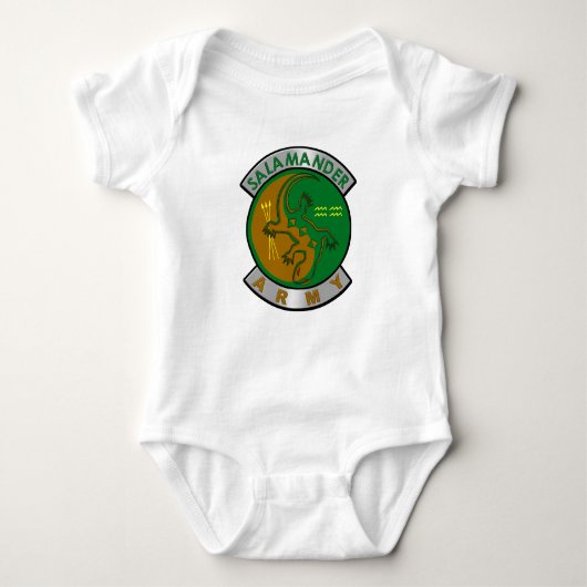 Salamander Army Baby Bodysuit Baby Strampler (Vorderseite)