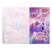 Salamander Cupcake Notizblock (Vorderseite)