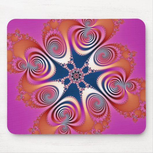 Salamander - Fraktal Art Mousepad (Vorne)