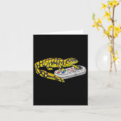 Salamander Playing Video Game Salamanders Gamers Karte (Gelbe Blume)