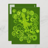 Salamander Postkarte (Vorne/Hinten)