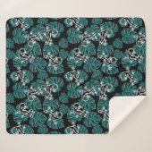 Salamander und Muster für grünes Leaf Sherpadecke (Vorderseite (Horizontal))