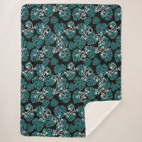 Salamander und Muster für grünes Leaf