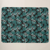 Salamander und Muster für grünes Leaf Sherpadecke (Vorderseite (Horizontal))