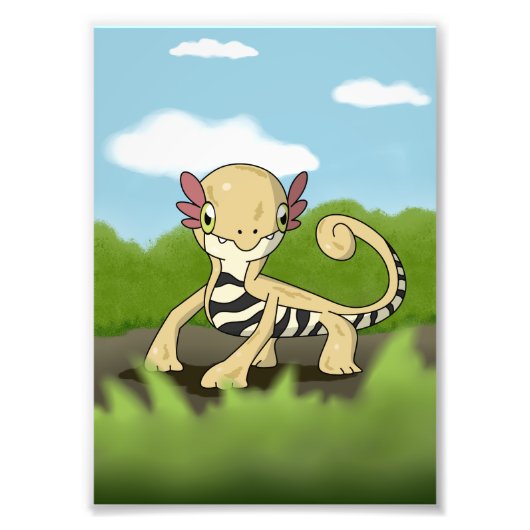 Salamandra Fotodruck (Vorne)