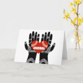 Salamat Karte (Gelbe Blume)