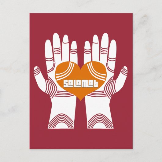 Salamat Postkarte (Vorderseite)