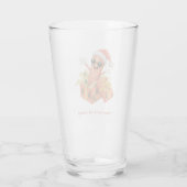 Salami-brate die Feiertage! Glas (Rückseite)