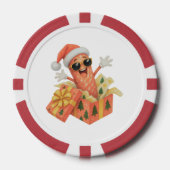 Salami-brate die Feiertage! Pokerchips (Vorderseite)