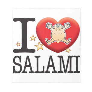 Salami-Liebe-Mann Notizblock