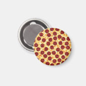 Salami-Pizza-Muster Magnet (Vorderseite/Rückseite)