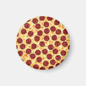 Salami-Pizza-Muster Magnet (Vorne)