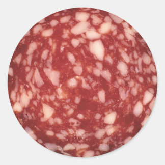 Salami Runder Aufkleber