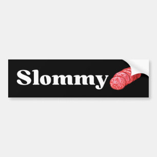 Salami Slommy", Lustiges Meme Autoaufkleber
