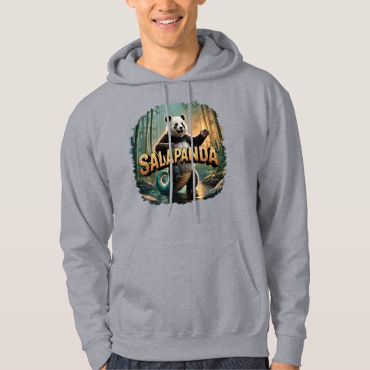 Salapanda Illustration Combo Kreatur Witzig Hoodie (Vorderseite)