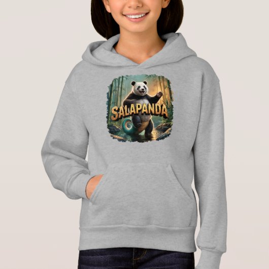 Salapanda Illustration Combo Kreatur Witzig Hoodie (Vorderseite)