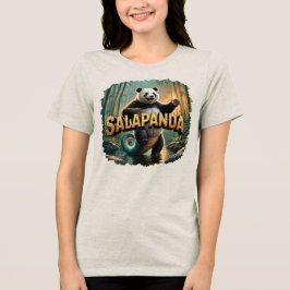Salapanda Illustration Combo Kreatur Witzig Tri-Blend Shirt