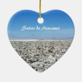 Salar de Atacama - Atacama-Wüste, Chile Keramik Ornament (Hinten)