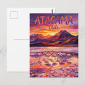 Salar de Atacama Chile Postkarte (Vorne/Hinten)