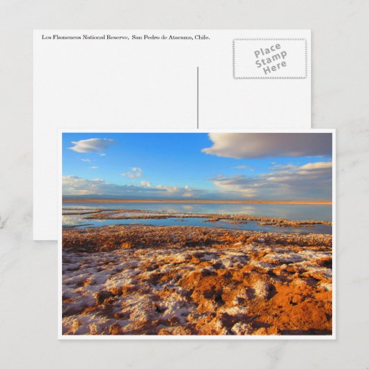 Salar de atacama postkarte (Vorne/Hinten)