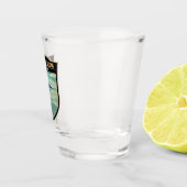 Salar de Uyuni Bolivien Abzeichen für Kultur Schnapsglas (Rechts)