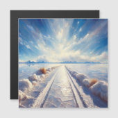 Salar de Uyuni, Bolivien Magnetkarte (Vorne/Hinten)