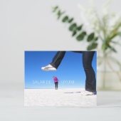 Salar De Uyuni, Bolivien Postcard Postkarte (Stehend Vorderseite)