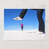 Salar De Uyuni, Bolivien Postcard Postkarte (Vorderseite)