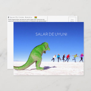 Salar de Uyuni, Bolivien Postcard Postkarte
