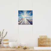 Salar de Uyuni, Bolivien Poster (Küche)