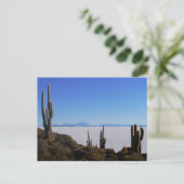 Salar de Uyuni, Bolivien Postkarte (Stehend Vorderseite)