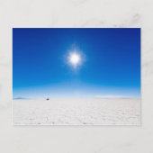 Salar de Uyuni, Bolivien. Postkarte (Vorderseite)