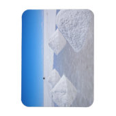 Salar de Uyuni Salzwasser Magnetrechteck Magnet (Vertikal)