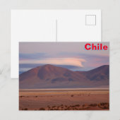 Salar del Huasco, Chile Postkarte (Vorne/Hinten)