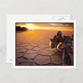 Salar Sunset Postcard Postkarte (Vorne/Hinten)