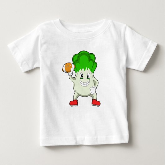 Salat beim Fußball Baby T-shirt (Vorderseite)