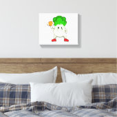 Salat beim Fußball Leinwanddruck (Insitu (Schlafzimmer))