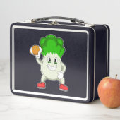 Salat beim Fußball Metall Brotdose (Beispiel)