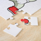 Salat beim Fußball Puzzle (Seite)