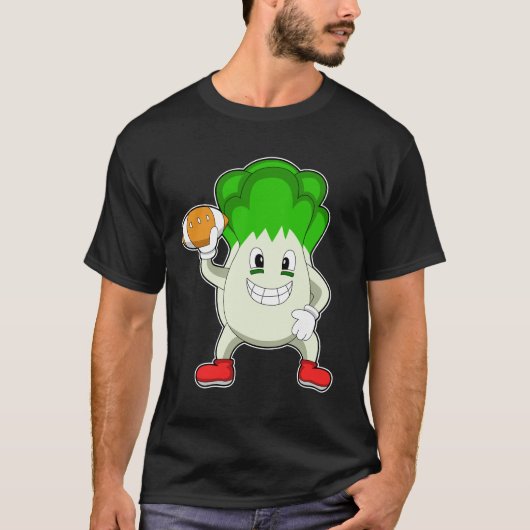 Salat beim Fußball T-Shirt (Vorderseite)