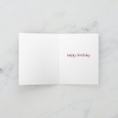 Salat Bowl Niedlich Funny Geburtstagskarte Karte (Innenseite)