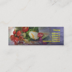 Salat Business Card Mini Visitenkarte