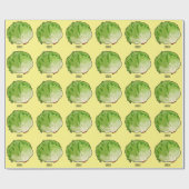 Salat-Cartoon-Abbildung Geschenkpapier (Flach)