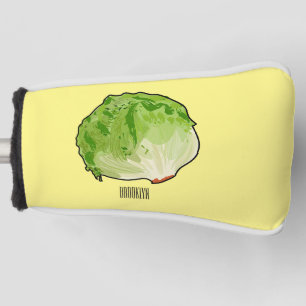 Salat-Cartoon-Abbildung Golf Headcover