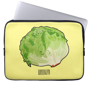 Salat-Cartoon-Abbildung Laptopschutzhülle