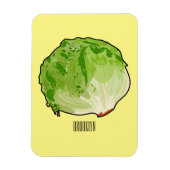 Salat-Cartoon-Abbildung Magnet (Vertikal)